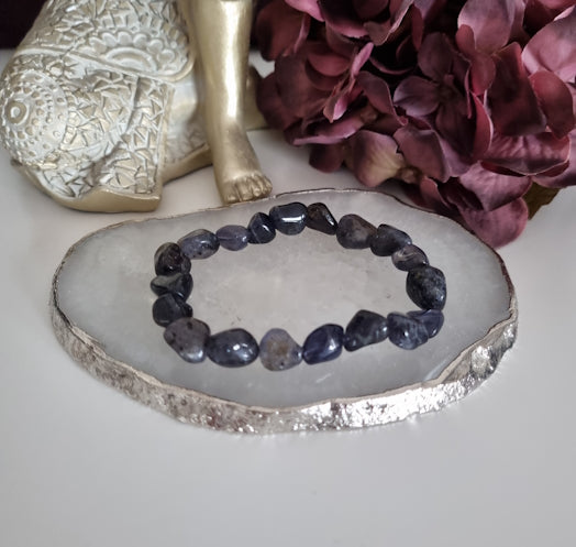 Armband Iolit oregelbundna pärlor