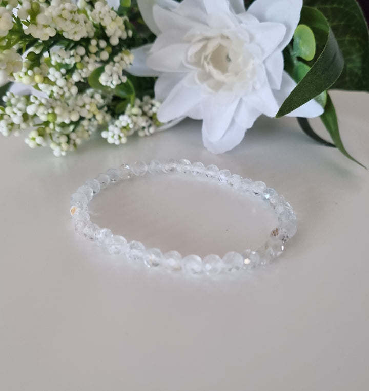 Armband Topas Fasetterad, 4-5mm