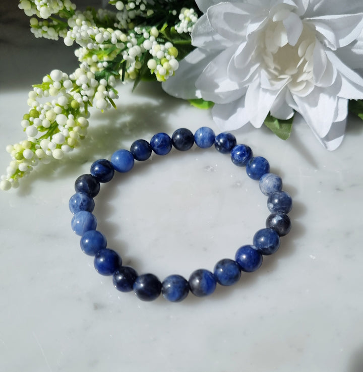 Armband Sodalit, 8mm