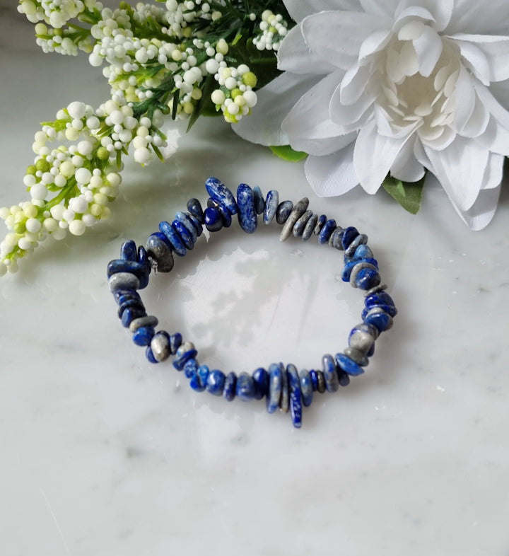 Armband Lapiz Lazuli, Chips