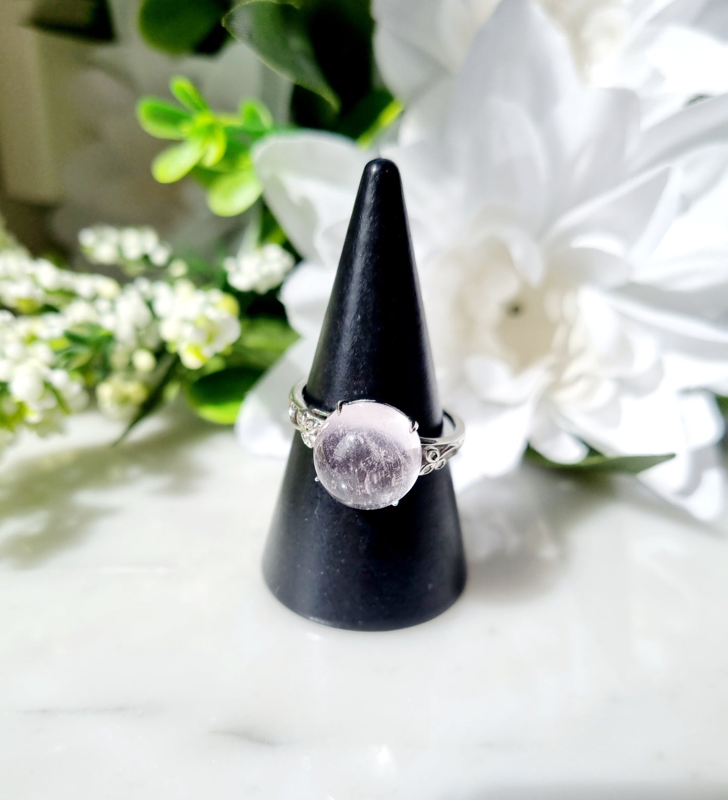 Ring Kunzit med Sterling silver925