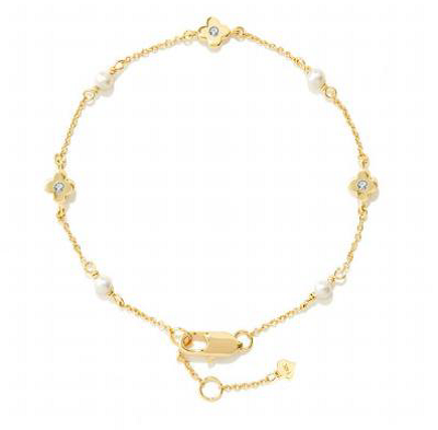 Armband Blommor och Pärlor, 10K eller 18K
