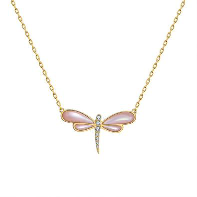 Halsband Trollslända, 10K eller 18K