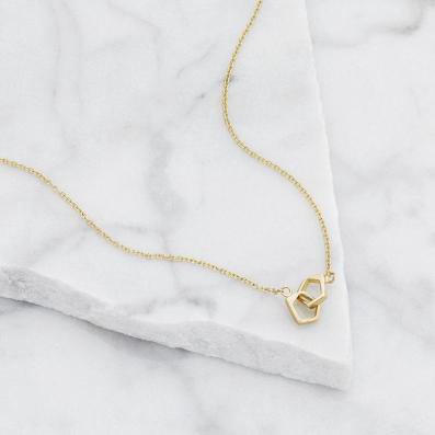 Halsband Geometriska figurer, 10K eller 18K