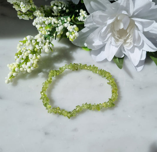 Armband Peridot, Chips