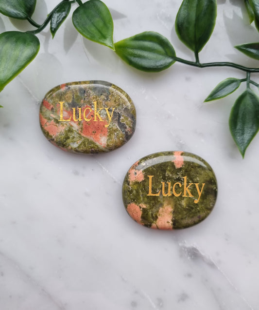Handsten med Unakit och "Lucky"