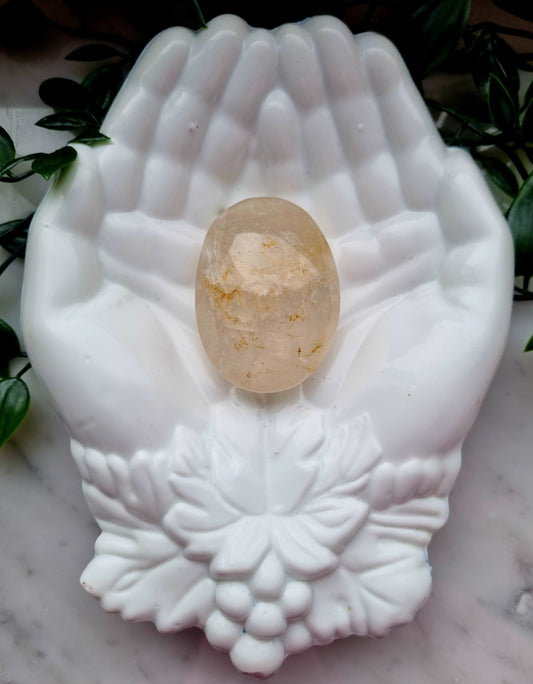 Palmstone Bergkristall med Golden healer