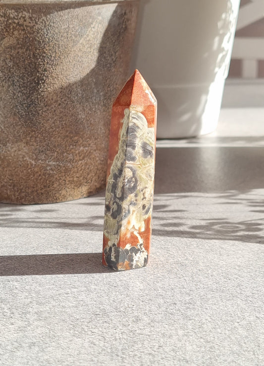 Botryoidal jaspis, spets