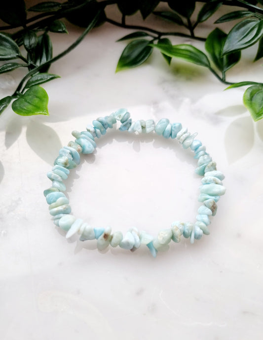 Armband Larimar, Chips