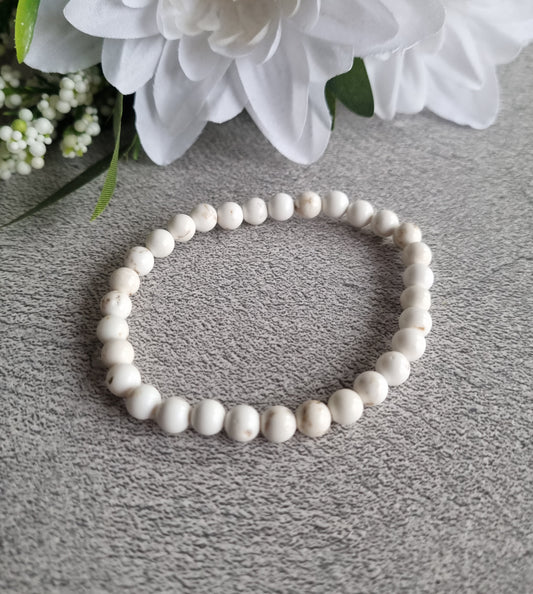 Armband Magnesit, 6mm