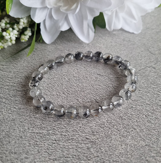 Armband Herkimer diamant, 8mm